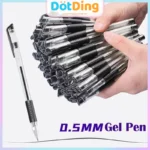 [DOTDING] Pulpen Gel 0.5mm Hitam Biru Merah | Pulpen Tinta Cepat Kering Anti Bocor | Alat Tulis Sekolah & Kantor